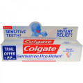 Caja de pasta de dientes azul papel reciclable ambiental respetuoso del medio ambiente